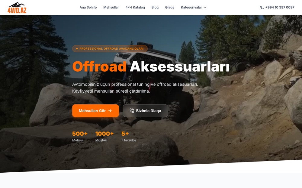 4WD.az screenshot