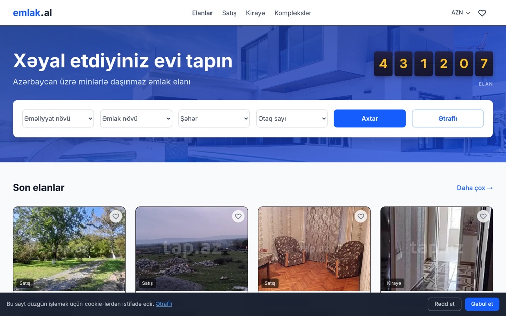 Əmlak.al screenshot